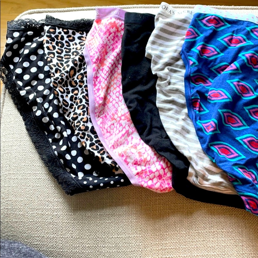 NWT Victoria’s Secret High Leg Brief set of 5